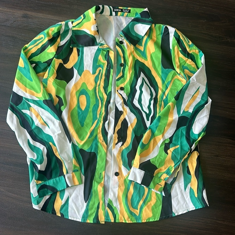 SHEIN button down shirt